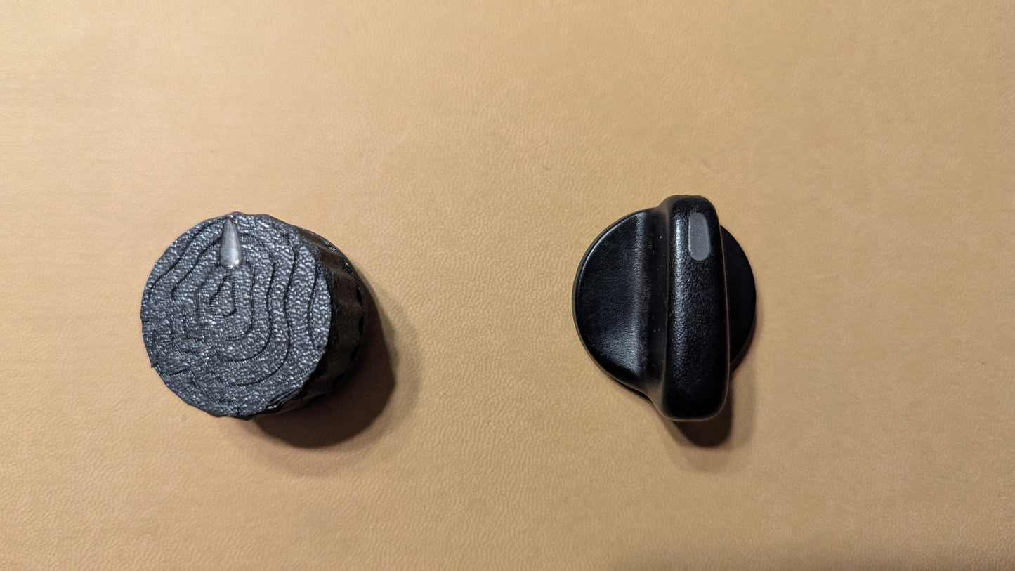 Topographic AC Control Knob: 1997-01 4runner and Tacoma