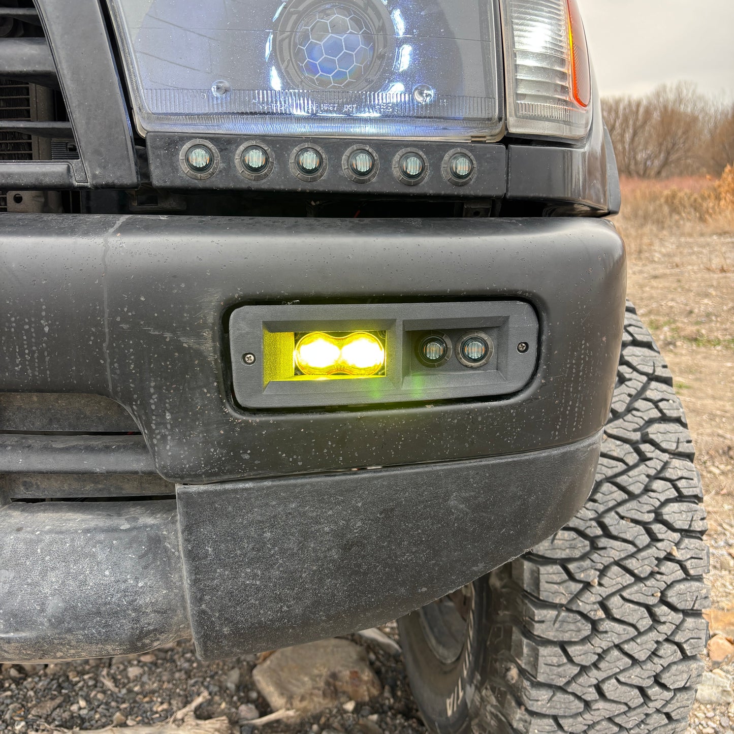 3rd Gen 4Runner Integrated Turn Signal & Fog Light Bumper Insert 1996–1998