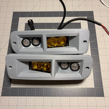 3rd Gen 4Runner Integrated Turn Signal & Fog Light Bumper Insert 1996–1998