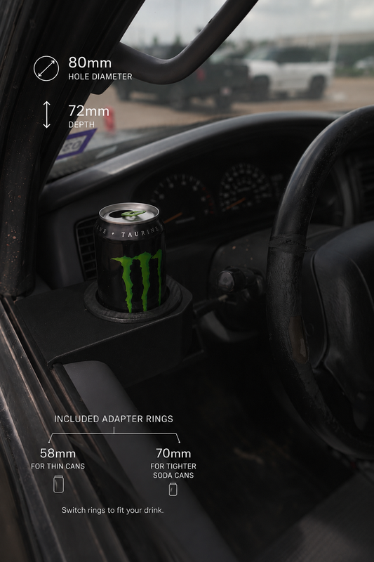 Door mounted Cupholder