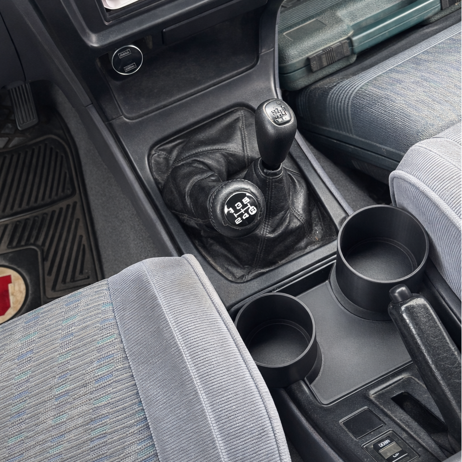 5 Speed Toyota 4Runner 3rd Gen Hilux Surf Cup Holder 96-98 Center Console Upgrade 3D Printed Interior Accessory