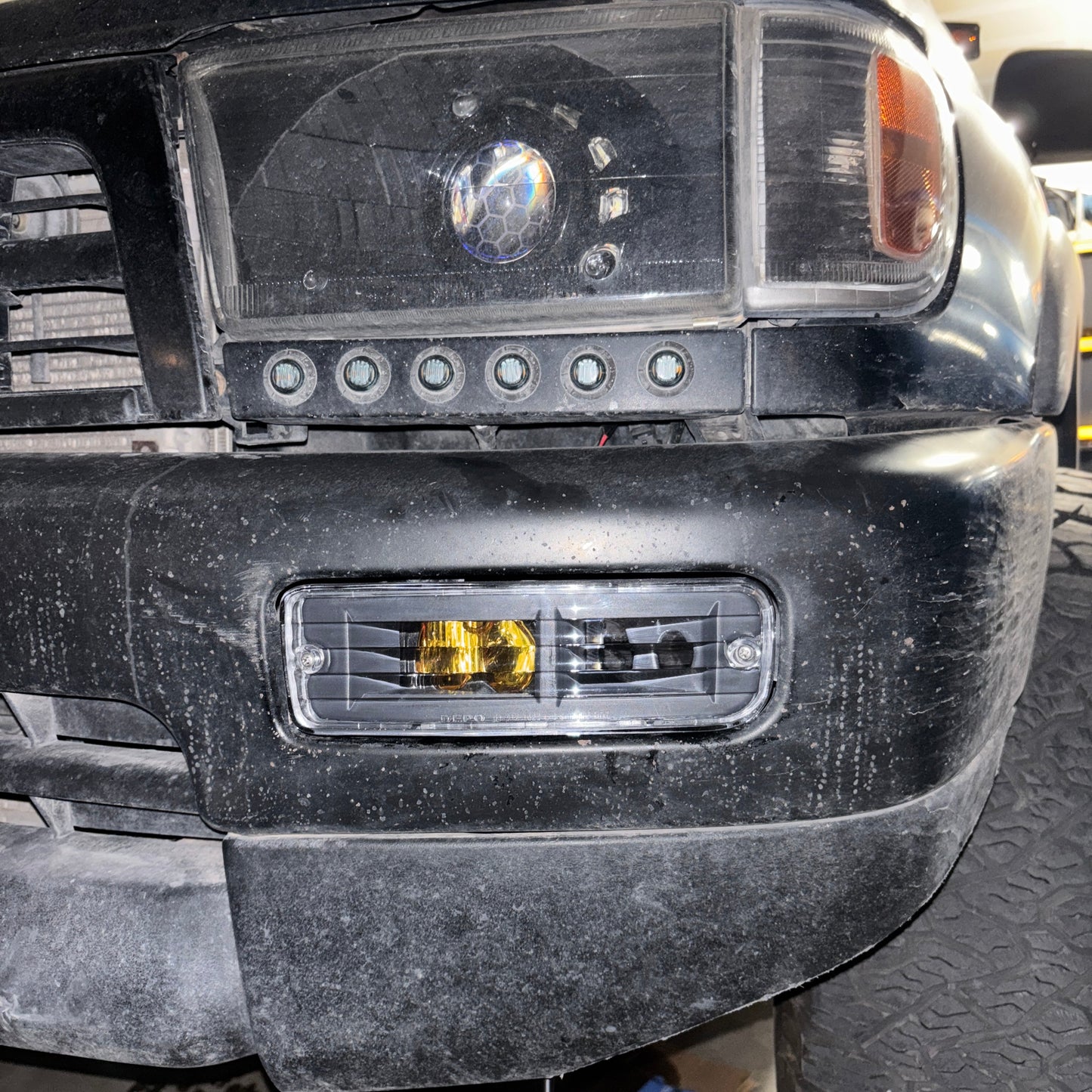 3rd Gen 4Runner Integrated Turn Signal & Fog Light Bumper Insert 1996–1998