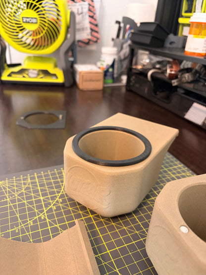 Door mounted Cupholder