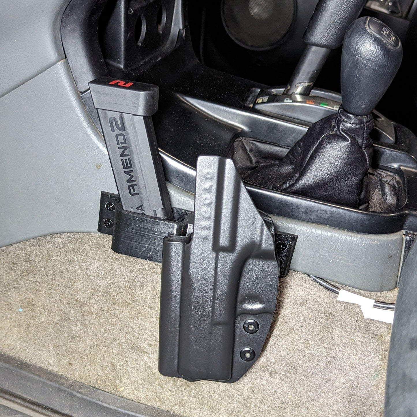 Accessory Center Console Mount (PRO-CC12) - Universal Design for Radios/Holsters!