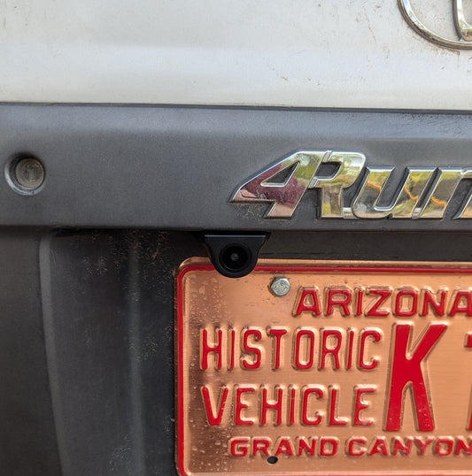 License Plate Camera (LPC) Mount: 1996-2002 Toyota 4runner