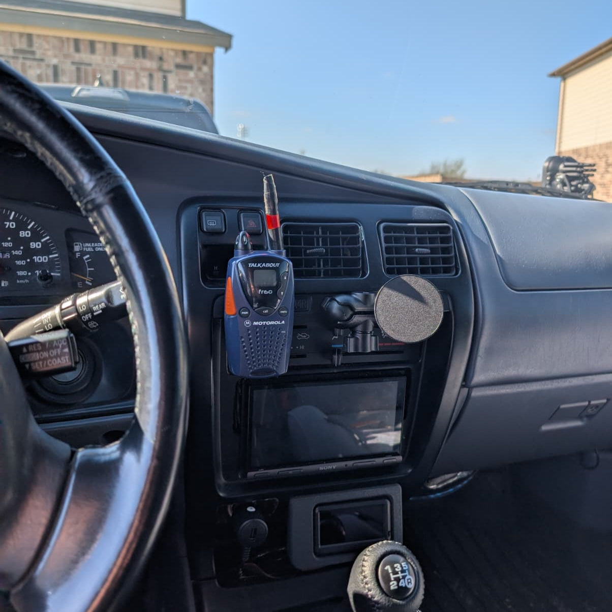 3G 4runner Modular Insert Phone/Tablet + Handheld Radio Holder ('96-'98)